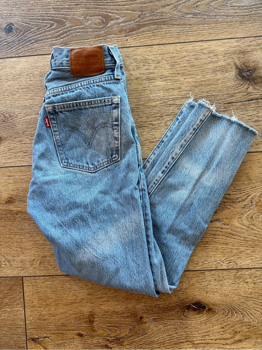 Levi's Light Blue High-Rise Denim Jeans
